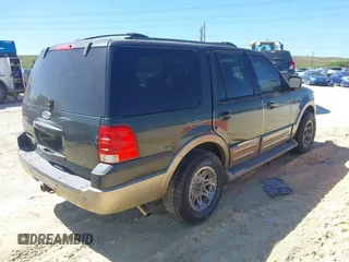 2003 Ford Expedition Eddie Bauer with VIN 1FMFU17L93LC55300, listed as a IAAI auction lot 41732837 with 186,949 mi miles. Bid and sale history available at carsss.com. Image 4.