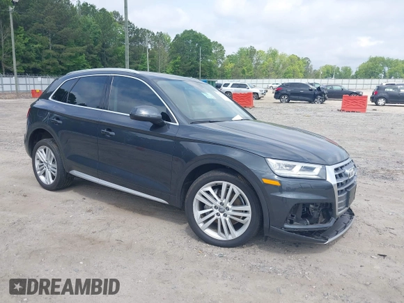 2020 Audi Q5 Premium Plus with VIN WA1BNAFY8L2072659, listed as a IAAI auction lot 42231063 with 32,800 mi miles and . Bid and sale history available at DreamBid. Image 1.
