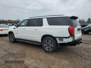 2024 GMC Yukon XL AT4 with VIN 1GKS2HKD7RR142067, listed as a Copart auction lot 80319754 with 9,348 mi miles and Salvage Title. Bid and sale history available at carsss.com. Image 2.