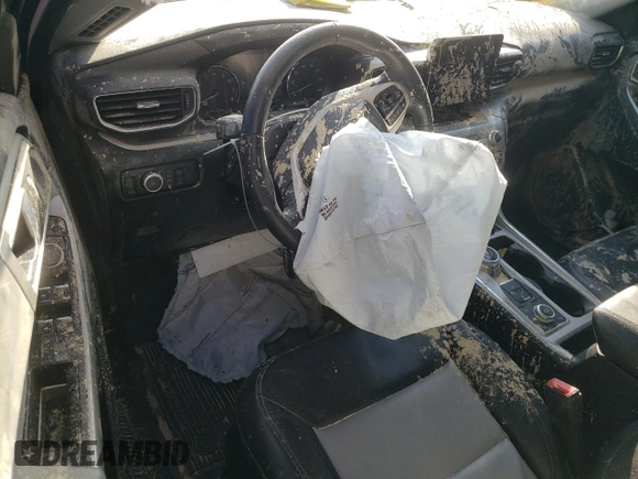 2023 Ford Explorer XLT z VIN 1FMSK8DH1PGB80247, wystawiony jako Copart lot #87735765 z przebiegiem Nie podano mil oraz Szkoda całkowita • Salvage title. Historia ofert i sprzedaży dostępna na DreamBid. Obrazek 8.