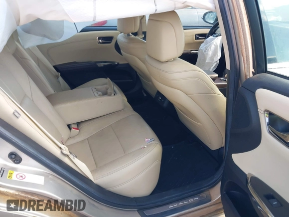 2015 Toyota Avalon Limited with VIN 4T1BK1EBXFU178501, listed as a IAAI auction lot 41807050 with 161,528 mi miles and . Bid and sale history available at DreamBid. Image 8.