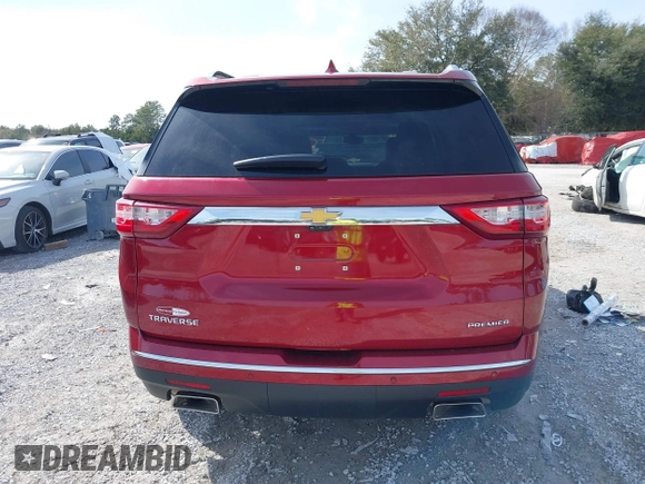2021 Chevrolet Traverse Premier with VIN 1GNERKKW9MJ199825, listed as a IAAI auction lot 41369691 with 49,583 mi miles. Bid and sale history available at carsss.com. Image 16.
