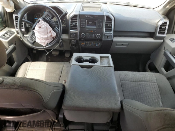 2016 Ford F-150 XLT with VIN 1FTEW1EF0GFC00343, listed as a Copart auction lot 56992855 with 166,280 mi miles and Salvage title. Bid and sale history available at DreamBid. Image 8.