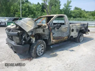 2020 Chevrolet Silverado 3500HD Work Truck with VIN 1GC3YSEY0LF252381, listed as a Copart auction lot 58845434 with 0 mi miles and Salvage Title. Bid and sale history available at carsss.com. Image 1.