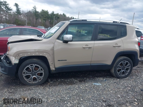 2016 Jeep Renegade Limited with VIN ZACCJBDT1GPC67646, listed as a IAAI auction lot 41875416 with 146,233 mi miles and . Bid and sale history available at DreamBid. Image 14.