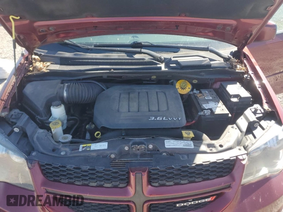 2017 Dodge Grand Caravan GT with VIN 2C4RDGEG2HR814873, listed as a Copart auction lot 51682555 with 174,446 mi miles and Salvage Title. Bid and sale history available at DreamBid. Image 12.