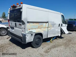 2015 Ram ProMaster Cargo Van with VIN 3C6TRVAG6FE506337, listed as a IAAI auction lot 41806270 with 187,265 mi miles. Bid and sale history available at carsss.com. Image 4.