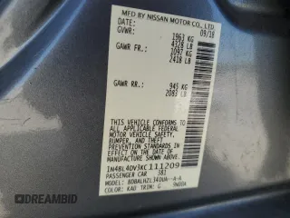 2019 Nissan Altima 2.5 SV with VIN 1N4BL4DV3KC111209, listed as a Copart auction lot 53860235 with 128,037 mi miles and Clean Title. Bid and sale history available at carsss.com. Image 12.