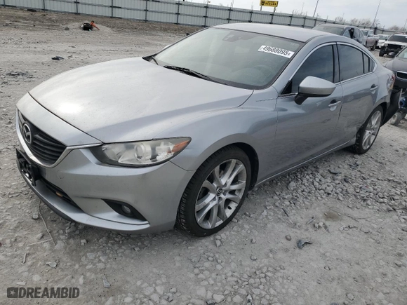 2014 Mazda Mazda6 i Touring with VIN JM1GJ1T67E1141957, listed as a Copart auction lot 49688095 with 178,966 mi miles and Salvage Title. Bid and sale history available at carsss.com. Image 1.