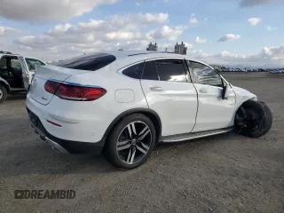 2021 Mercedes-Benz GLC with VIN W1N0J8EB7MF891678, listed as a Copart auction lot 42724485 with 36,247 mi miles and Salvage Title. Bid and sale history available at carsss.com. Image 3.