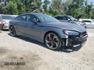 2025 Audi RS 5 Sportback z VIN WUAAWCF51SA901563, wystawiony jako Copart lot #53886485 z przebiegiem 443 mil mil oraz Szkoda całkowita • Salvage title. Historia ofert i sprzedaży dostępna na DreamBid. Obrazek 4.