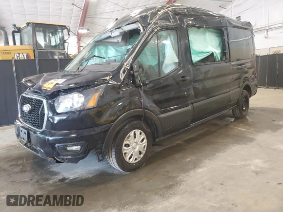 2024 Ford Transit Passenger XL с VIN 1FBAX2C87RKA74745, выставлен на аукционе Copart как лот 64427305 с пробегом Не указан миль и На запчасти • Non repairable. История ставок и продаж доступна на DreamBid. Изображение 1.