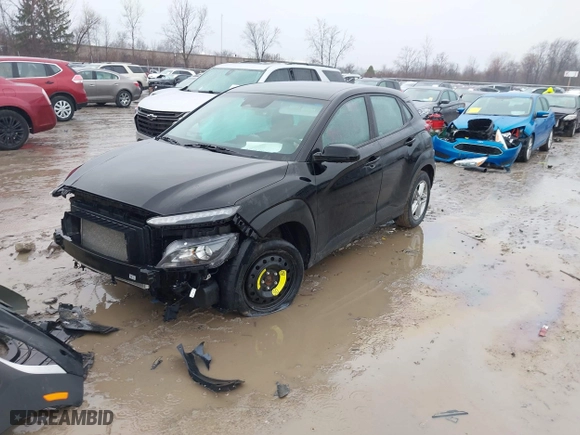2022 Hyundai Kona Preferred with VIN KM8K22ABXNU840166, listed as a IAAI auction lot 41913193 with 35,722 mi miles. Bid and sale history available at carsss.com. Image 17.
