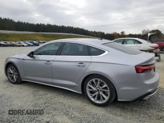 2023 Audi A5 Sportback Premium Plus with VIN WAUCBCF55PA048526, listed as a Copart auction lot 78367084 with 9,537 mi miles and Salvage Title. Bid and sale history available at carsss.com. Image 2.