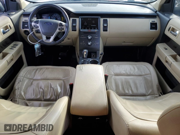 2016 Ford Flex SEL with VIN 2FMHK6C86GBA11798, listed as a Copart auction lot 43787695 with 128,553 mi miles and Salvage Title. Bid and sale history available at carsss.com. Image 8.