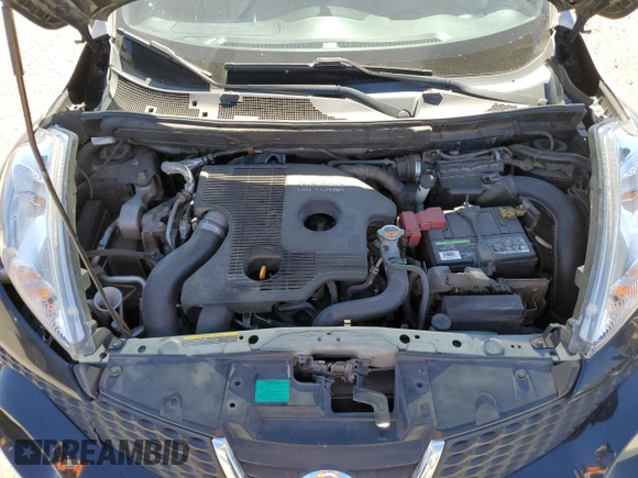 2014 Nissan Juke SV with VIN JN8AF5MR0ET355009, listed as a Copart auction lot 47215825 with 105,129 mi miles and Salvage Title. Bid and sale history available at carsss.com. Image 12.