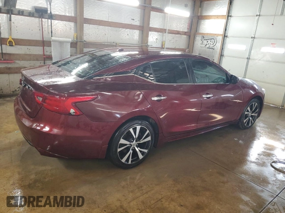 2017 Nissan Maxima Platinum with VIN 1N4AA6AP7HC444850, listed as a Copart auction lot 72166254 with 133,459 mi miles and Salvage Title. Bid and sale history available at DreamBid. Image 3.