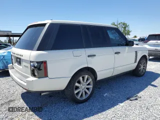 2008 Land Rover Range Rover SC with VIN SALMF13448A293842, listed as a Copart auction lot 53118915 with 134,429 mi miles and Salvage title. Bid and sale history available at DreamBid. Image 3.