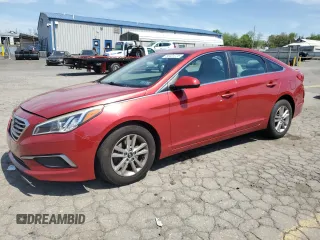 2017 Hyundai Sonata 2.4L z VIN 5NPE24AF8HH576010, wystawiony jako Copart lot #56424735 z przebiegiem 96 975 mil mil oraz Szkoda całkowita • Salvage title. Historia ofert i sprzedaży dostępna na DreamBid. Obrazek 1.