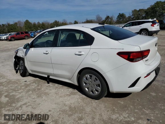 2021 Kia Rio LX with VIN 3KPA24AD7ME421086, listed as a Copart auction lot 43336485 with 58,620 mi miles and Salvage Title. Bid and sale history available at carsss.com. Image 2.