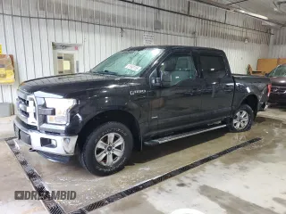 2015 Ford F-150 XLT with VIN 1FTEW1EP1FFC33052, listed as a Copart auction lot 61990155 with 82,198 mi miles and Salvage title. Bid and sale history available at DreamBid. Image 1.