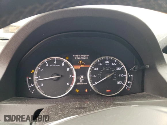 2016 Acura RDX Advance with VIN 5J8TB3H79GL009557, listed as a Copart auction lot 44970545 with 57,306 mi miles and Salvage title. Bid and sale history available at DreamBid. Image 9.
