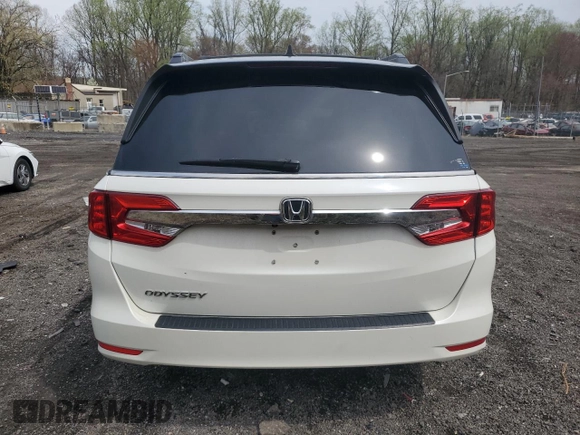 2018 Honda Odyssey EX-L with VIN 5FNRL6H79JB096121, listed as a Copart auction lot 51909765 with 157,150 mi miles and Salvage Title. Bid and sale history available at carsss.com. Image 6.