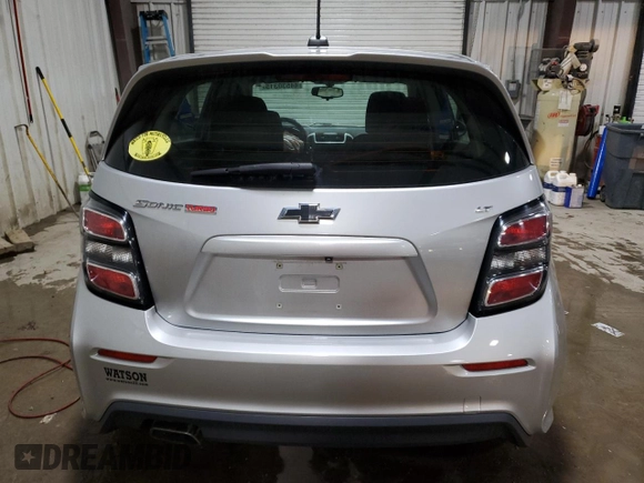 2018 Chevrolet Sonic LT with VIN 1G1JD6SB6J4114517, listed as a Copart auction lot 44530315 with Not provided miles and Salvage title. Bid and sale history available at DreamBid. Image 6.