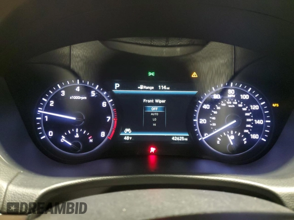 2019 Genesis G80 Sport with VIN KMHGN4JB8KU290051, listed as a Copart auction lot 75885264 with 42,625 mi miles and Salvage Title. Bid and sale history available at DreamBid. Image 9.