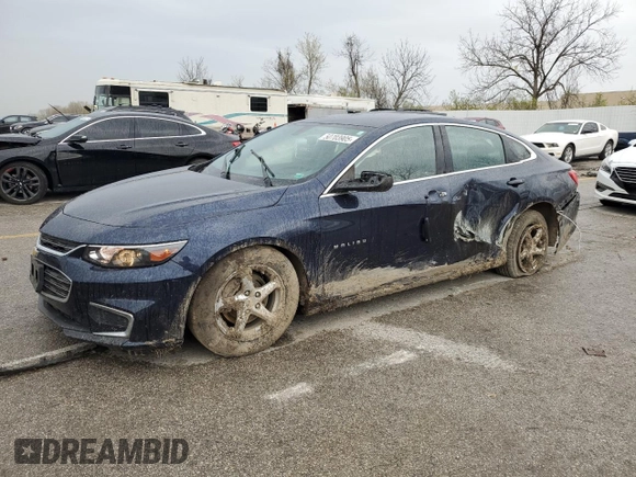 2016 Chevrolet Malibu LS with VIN 1G1ZB5STXGF280533, listed as a Copart auction lot 50703905 with 155,139 mi miles and Salvage Title. Bid and sale history available at DreamBid. Image 1.