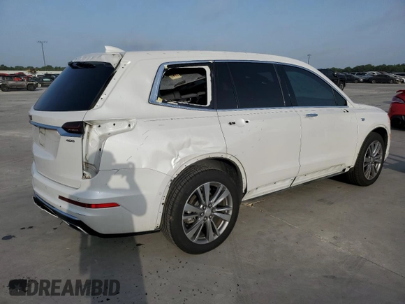 2020 Cadillac XT6 FWD Premium Luxury with VIN 1GYKPCRS7LZ122715, listed as a Copart auction lot 64907384 with 45,599 mi miles and Clean Title. Bid and sale history available at carsss.com. Image 3.