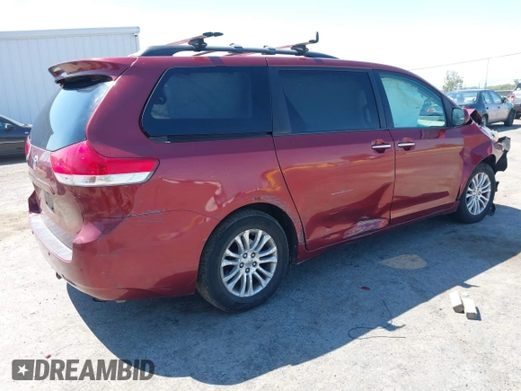 2012 Toyota Sienna XLE AAS with VIN 5TDYK3DC4CS270336, listed as a IAAI auction lot 42766727 with 111,058 mi miles and . Bid and sale history available at DreamBid. Image 4.