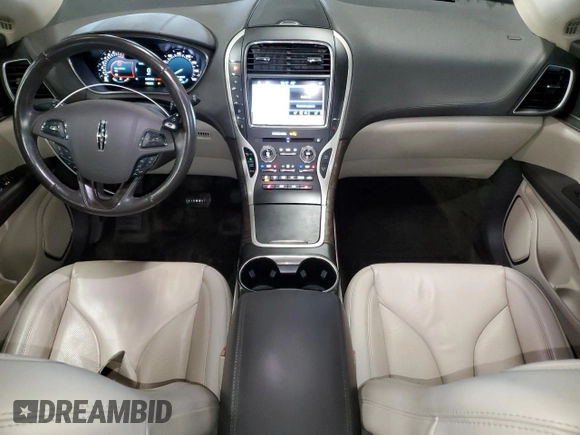 2017 Lincoln MKX Select with VIN 2LMPJ8KR1HBL35154, listed as a Copart auction lot 51227755 with 25,319 mi miles and Salvage Title. Bid and sale history available at carsss.com. Image 8.