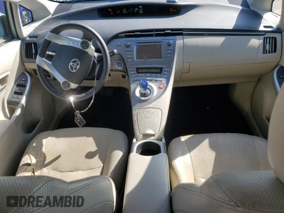 2012 Toyota Prius One with VIN JTDKN3DU3C1538215, listed as a Copart auction lot 51910425 with 81,409 mi miles and Salvage Title. Bid and sale history available at carsss.com. Image 8.