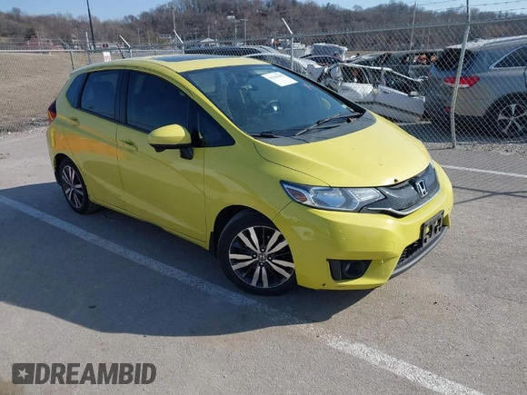2015 Honda Fit EX-L with VIN 3HGGK5H89FM776344, listed as a IAAI auction lot 41706385 with 131,571 mi miles. Bid and sale history available at carsss.com. Image 1.