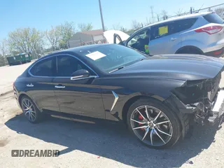 2019 Genesis G70 Advanced z VIN KMTG54LE3KU017600, wystawiony jako IAAI lot #42207355 z przebiegiem 58 407 mil mil oraz . Historia ofert i sprzedaży dostępna na DreamBid. Obrazek 13.