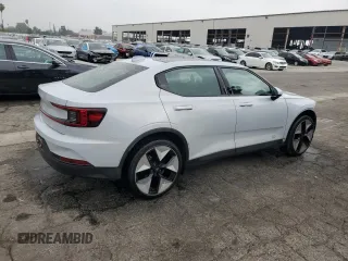 2023 Polestar 2 with VIN YSMEG3KA5PL130894, listed as a Copart auction lot 52757295 with Not Provided miles and Clean Title. Bid and sale history available at carsss.com. Image 3.