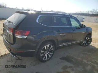 2022 Volkswagen Atlas SEL Premium R-Line with VIN 1V2FR2CA1NC515397, listed as a Copart auction lot 48881985 with 14,071 mi miles and Salvage title. Bid and sale history available at DreamBid. Image 3.