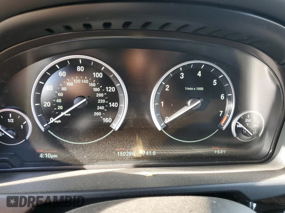 2015 BMW X5 xDrive35i with VIN 5UXKR0C52F0K52569, listed as a Copart auction lot 76691114 with 150,286 mi miles and Salvage Title. Bid and sale history available at carsss.com. Image 9.