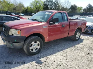 2008 Ford F-150 XL with VIN 1FTRF12268KD88474, listed as a Copart auction lot 52958395 with 145,802 mi miles and Salvage Title. Bid and sale history available at carsss.com. Image 1.