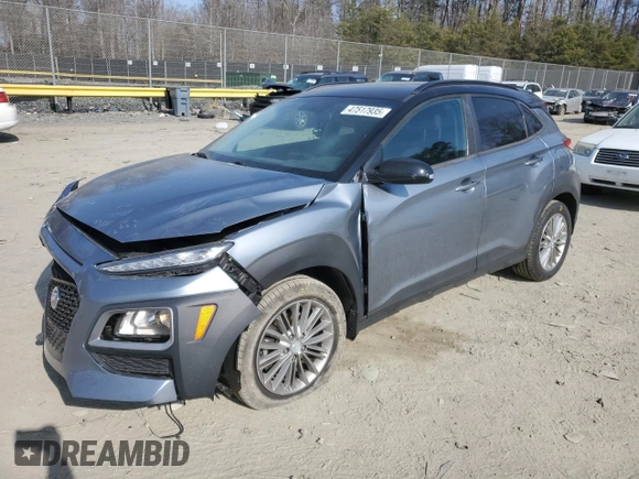 2018 Hyundai Kona SEL with VIN KM8K2CAA4JU187650, listed as a Copart auction lot 47517935 with 62,125 mi miles and Salvage Title. Bid and sale history available at carsss.com. Image 1.
