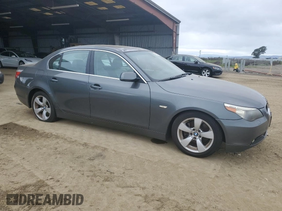 2006 BMW 5 Series 530i with VIN WBANE73556CM32238, listed as a Copart auction lot 46550915 with 210,283 mi miles and Clean Title. Bid and sale history available at carsss.com. Image 4.