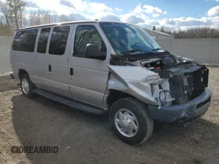 2013 Ford Econoline Passenger XL with VIN 1FMNE1BWXDDB17125, listed as a Copart auction lot 77066034 with 30,726 mi miles and Salvage title. Bid and sale history available at DreamBid. Image 4.