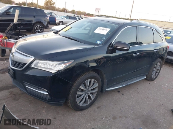 2014 Acura MDX Tech Pkg with VIN 5FRYD4H4XEB027753, listed as a IAAI auction lot 41131970 with 103,586 mi miles. Bid and sale history available at carsss.com. Image 18.