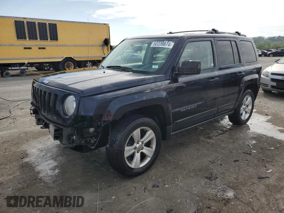 2011 Jeep Patriot Latitude X with VIN 1J4NF4GB4BD167258, listed as a Copart auction lot 52239874 with 157,144 mi miles and Salvage Title. Bid and sale history available at DreamBid. Image 1.