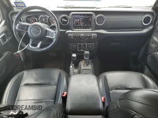 2020 Jeep Wrangler Unlimited Sahara with VIN 1C4HJXEN9LW121382, listed as a Copart auction lot 53279355 with 55,954 mi miles and Salvage title. Bid and sale history available at DreamBid. Image 8.
