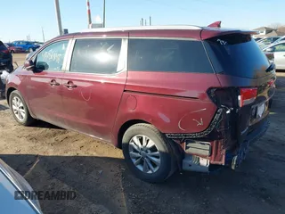 2016 Kia Sedona LX with VIN KNDMB5C15G6210016, listed as a IAAI auction lot 41756846 with 106,511 mi miles. Bid and sale history available at carsss.com. Image 3.