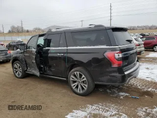 2021 Ford Expedition Max Limited с VIN 1FMJK2AT0MEA62831, выставлен на аукционе Copart как лот 46127195 с пробегом 25 974 миль миль и Списание • Salvage title. История ставок и продаж доступна на DreamBid. Изображение 2.