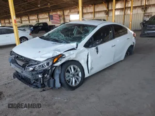 2017 Kia Forte LX with VIN 3KPFL4A7XHE155744, listed as a Copart auction lot 52553625 with 61,027 mi miles and Salvage Title. Bid and sale history available at carsss.com. Image 1.