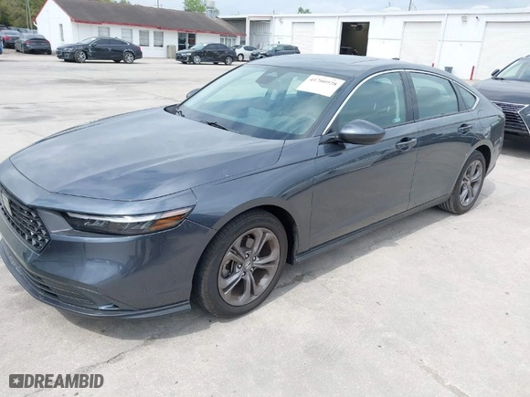 2024 Honda Accord Sedan EX with VIN 1HGCY1F3XRA058851, listed as a IAAI auction lot 41700928 with 26,762 mi miles. Bid and sale history available at carsss.com. Image 2.